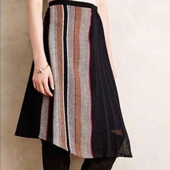 Anthropologie Dresses & Skirts - 🍁GORGEOUS Anthro {Eva Franco} Twill Chiffon Skirt
